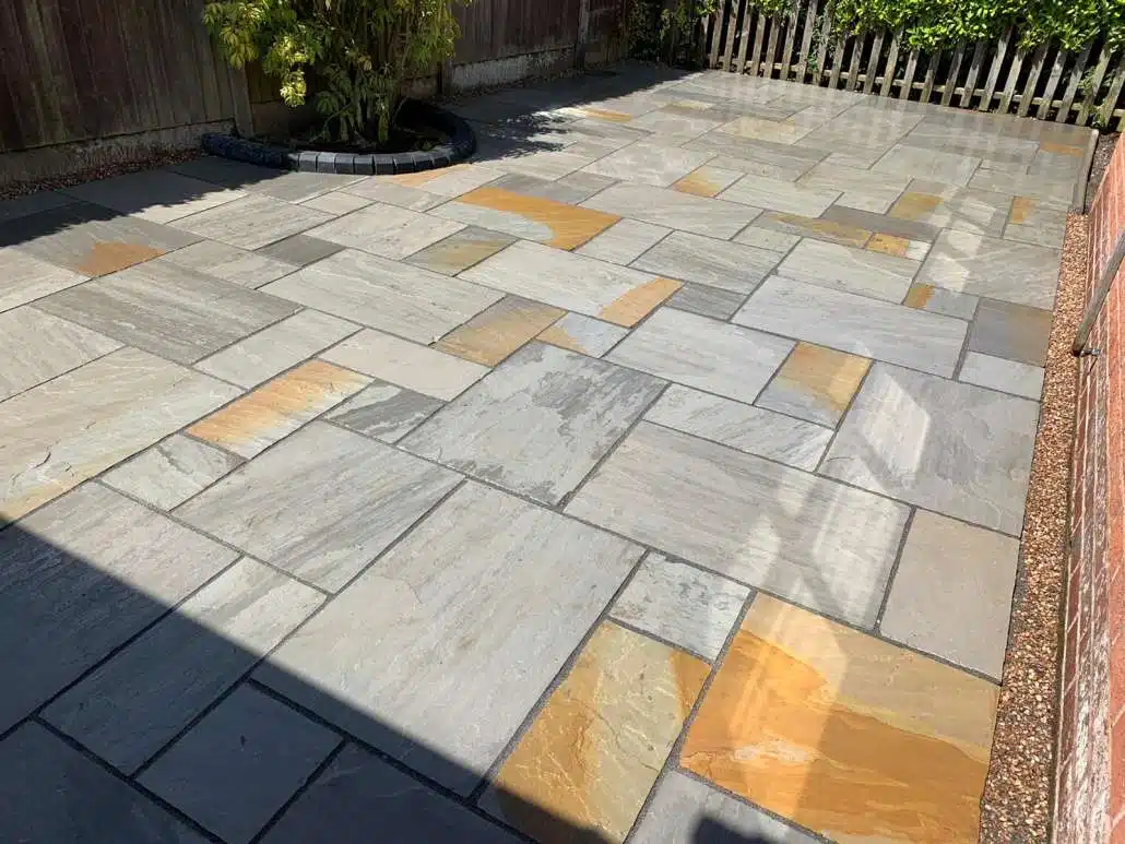 Sandstone Patios by Town & Country Driveway Contractors in Shropshire