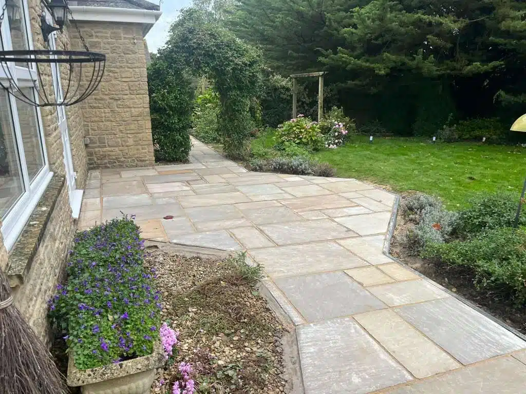 Stone Patios by Town & Country Driveway Contractors in Shropshire