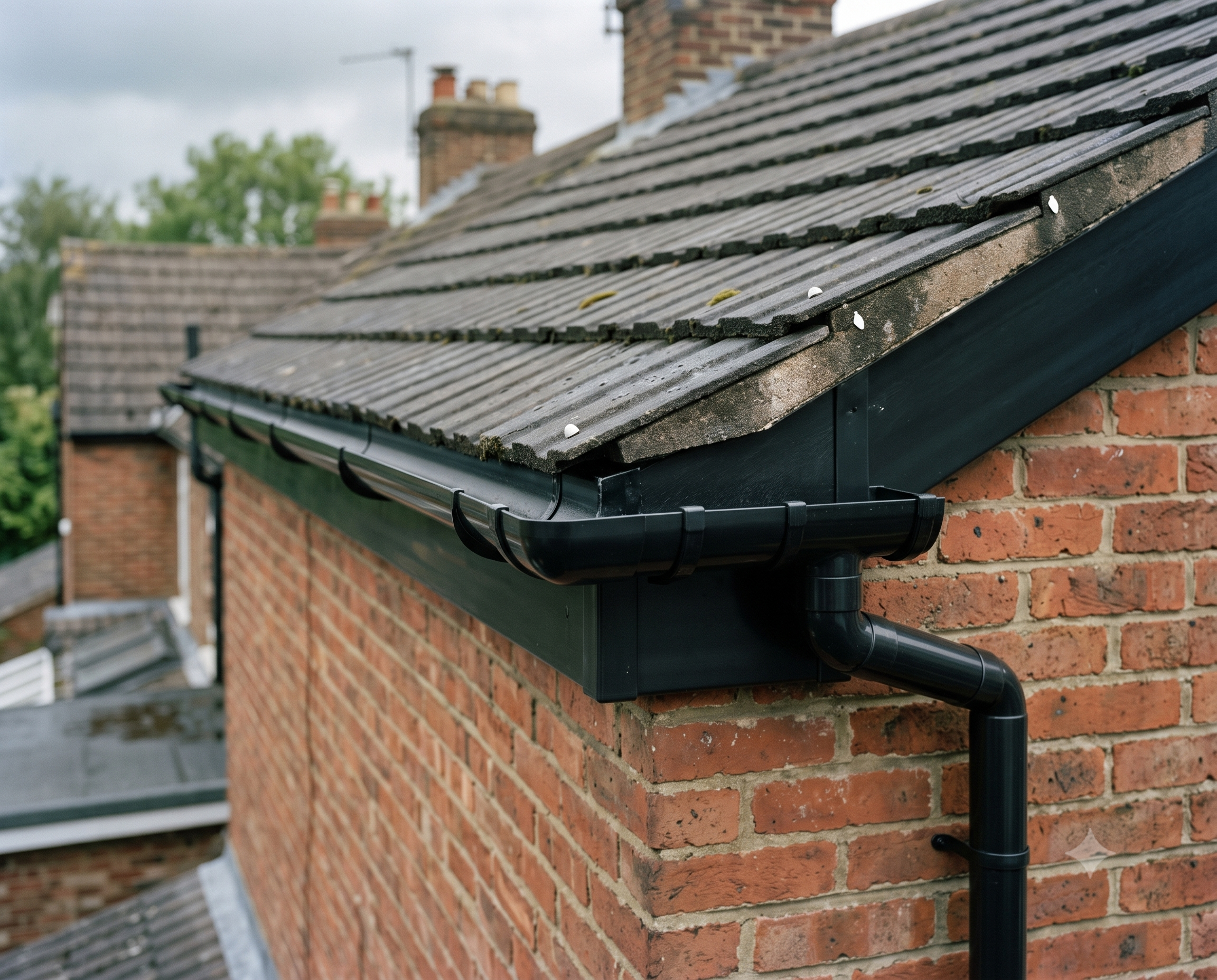 Gutter Repairs by Town & Country Driveway Contractors in Shropshire